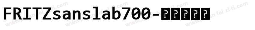 FRITZsanslab700字体转换