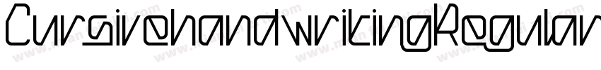 CursivehandwritingRegular-69aA字体转换