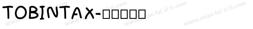 TOBINTAX字体转换