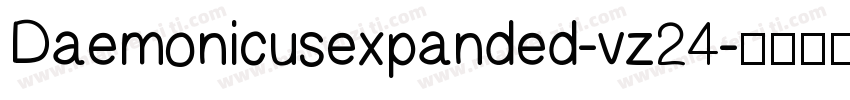 Daemonicusexpanded-vz24字体转换