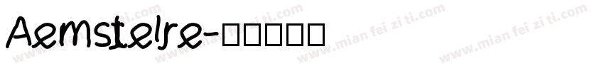 Aemstelre字体转换