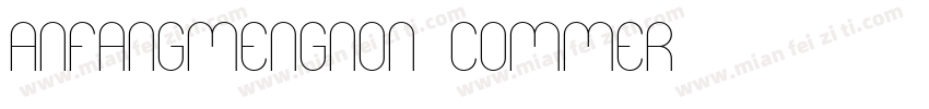 Anfangmengnon-commer字体转换