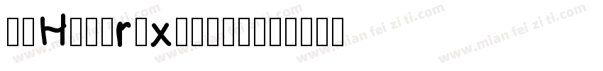 TRHendrixblack字体转换