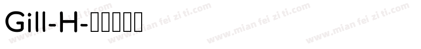 Gill-H字体转换