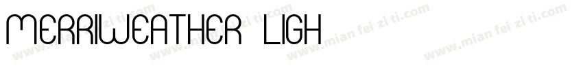 merriweather-ligh字体转换