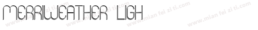 merriweather-ligh字体转换