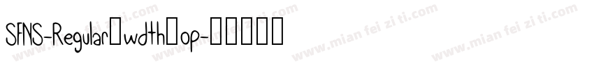 SFNS-Regular_wdth_op字体转换
