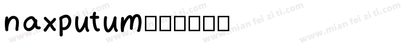 naxputum字体转换