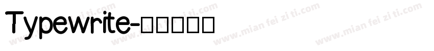 Typewrite字体转换