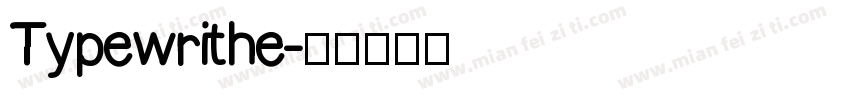 Typewrithe字体转换