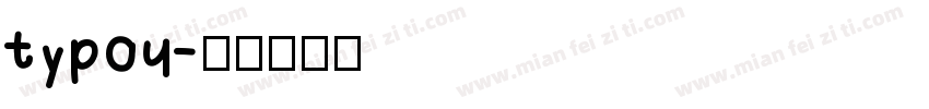 typou字体转换