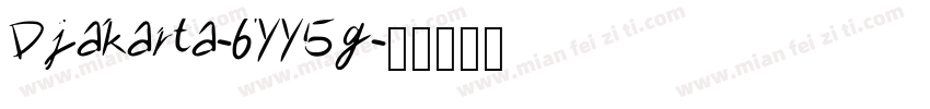 Djakarta-6YY5g字体转换