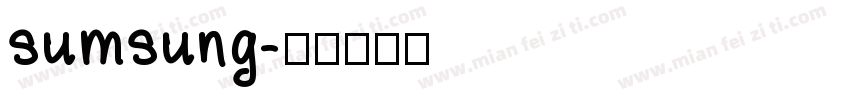sumsung字体转换
