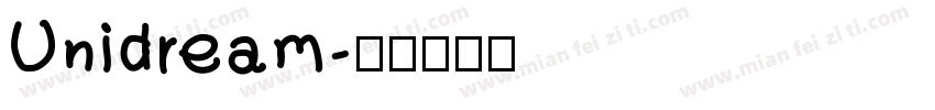 Unidream字体转换