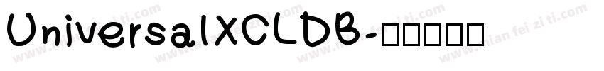UniversalXCLDB字体转换