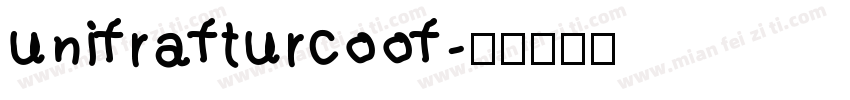 unifrafturcoof字体转换