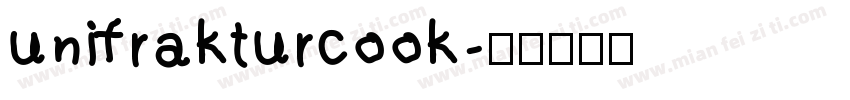 unifrakturcook字体转换