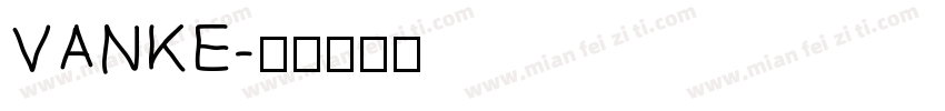 VANKE字体转换