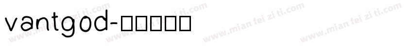 vantgod字体转换
