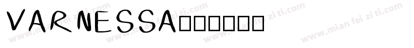 VARNESSA字体转换
