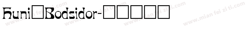 Huni_Bodsidor字体转换