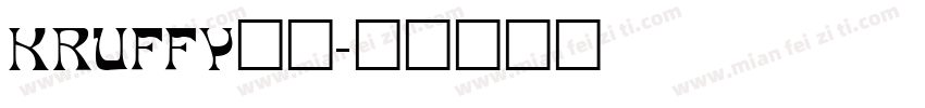 KRUFFY__字体转换