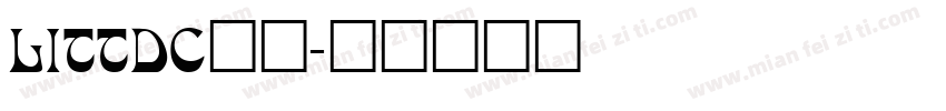 LITTDC__字体转换