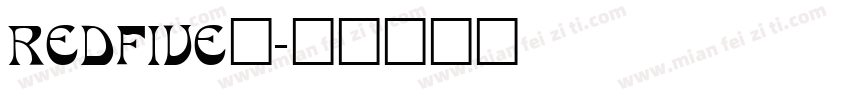 REDFIVE_字体转换