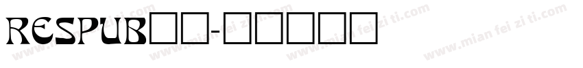 RESPUB__字体转换