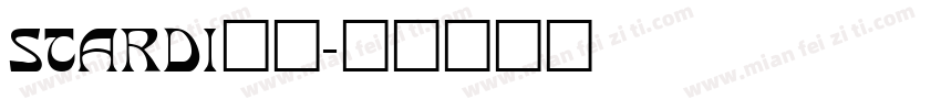 STARDI__字体转换