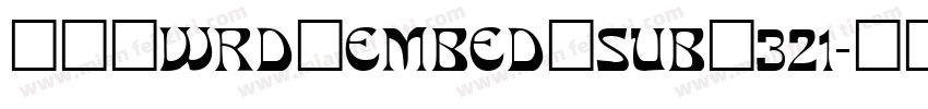 ___WRD_EMBED_SUB_321字体转换