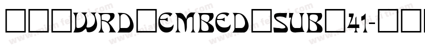 ___WRD_EMBED_SUB_41字体转换