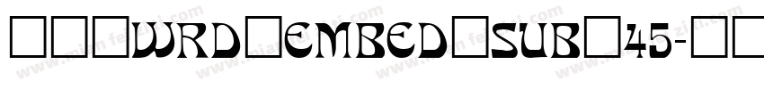 ___WRD_EMBED_SUB_45字体转换
