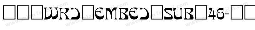___WRD_EMBED_SUB_46字体转换