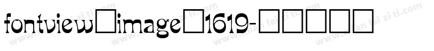 fontview_image_1619字体转换
