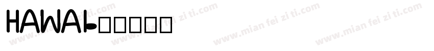 HAWAI字体转换