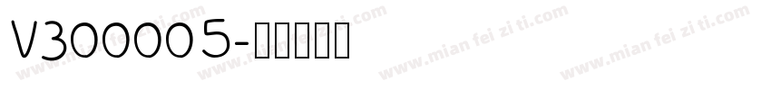 V300005字体转换