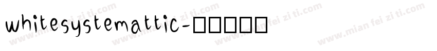 whitesystemattic字体转换