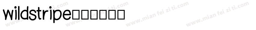 wildstripe字体转换