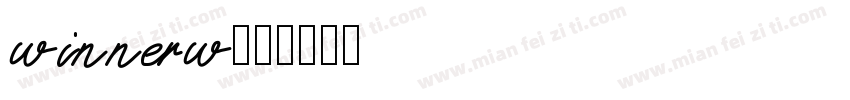 winnerw字体转换