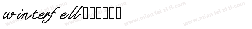 winterfell字体转换