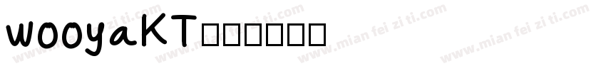 wooyaKT字体转换