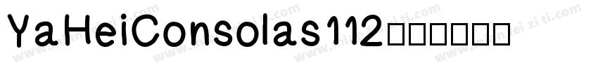 YaHeiConsolas112字体转换
