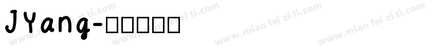 JYang字体转换