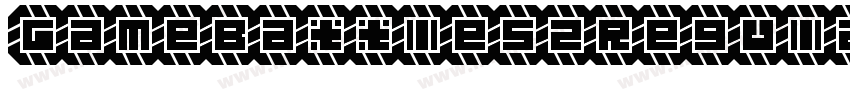 GameBattles2Regular-1vXe字体转换
