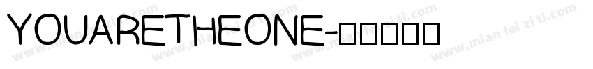 YOUARETHEONE字体转换