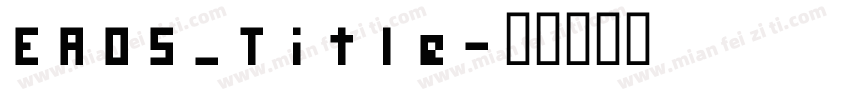 EA05_Title字体转换