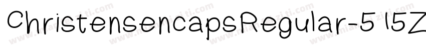 ChristensencapsRegular-515Z字体转换