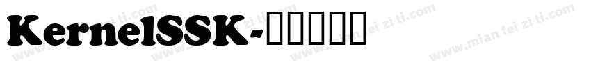 KernelSSK字体转换