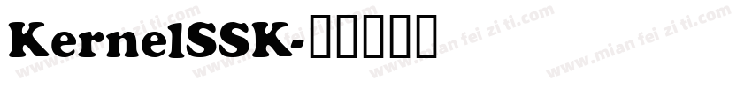 KernelSSK字体转换